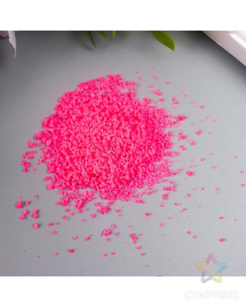 Песок флуоресцентный "Розовый" 10 гр арт. СМЛ-162461-1-СМЛ0006757358 1