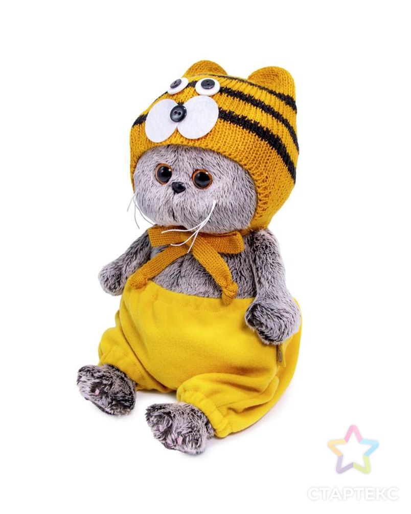Мягкая игрушка "Басик Baby в шапке тигренка", 20 см BB-078 арт. СМЛ-143113-1-СМЛ0006776232 2