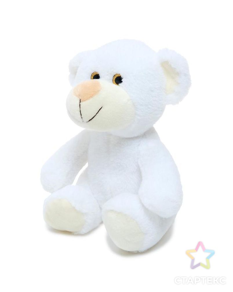 Мягкая игрушка "Медвеженок Сильвестр " цвет белый, 20 см 0913820 арт. СМЛ-146195-1-СМЛ0006776292 2