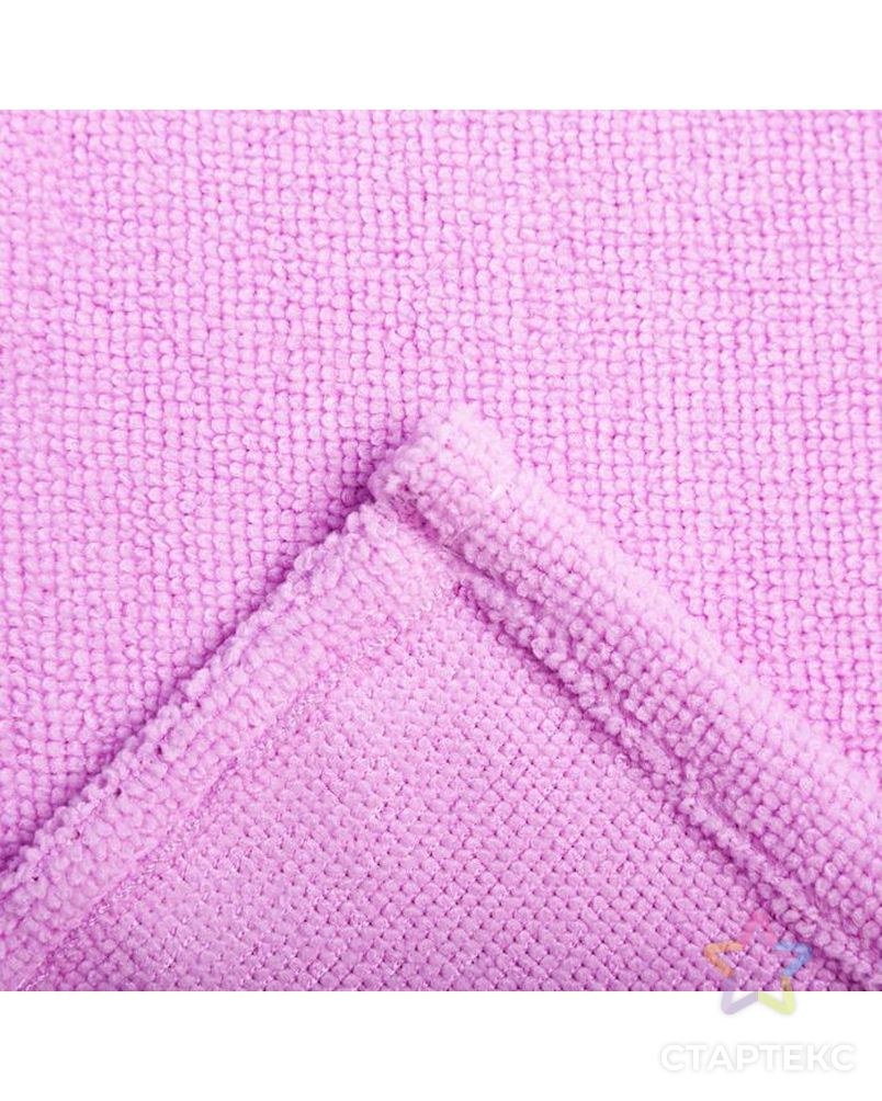 Набор банный "Этель" полотенце-парео 180*20 см, цв.фиолетовый, мочалка арт. СМЛ-160835-1-СМЛ0006779881 4