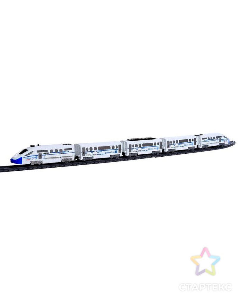 АВТОГРАД Железная дорога "Экспресс", работает от батареек, длина пути 9,14 м., свет арт. СМЛ-170933-1-СМЛ0006781008 3