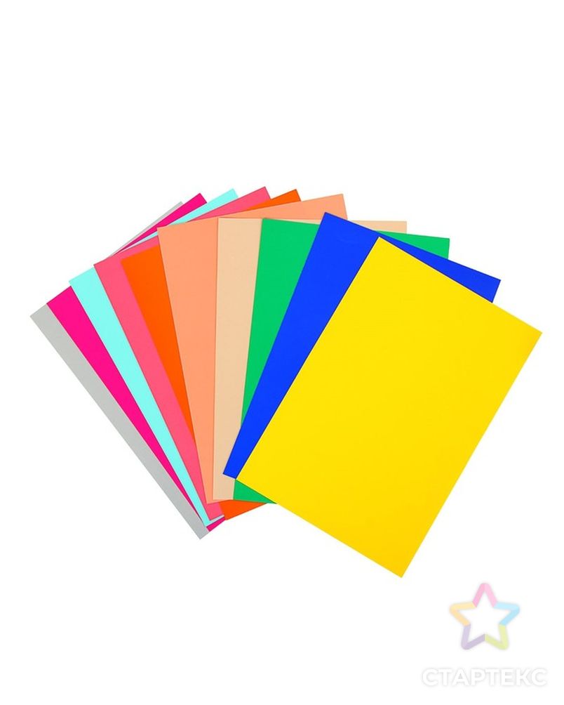 Картон цветной двухсторонний А4, 10 листов, 20 цветов "Мультики", 200г/м2, мелованный, 4 вида МИКС арт. СМЛ-175883-1-СМЛ0000678756 4