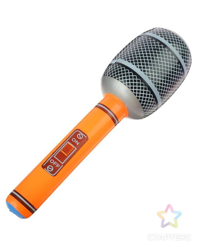 Игрушка надувная «Микрофон», 30 см, цвета МИКС арт. СМЛ-95487-1-СМЛ0000679515 3