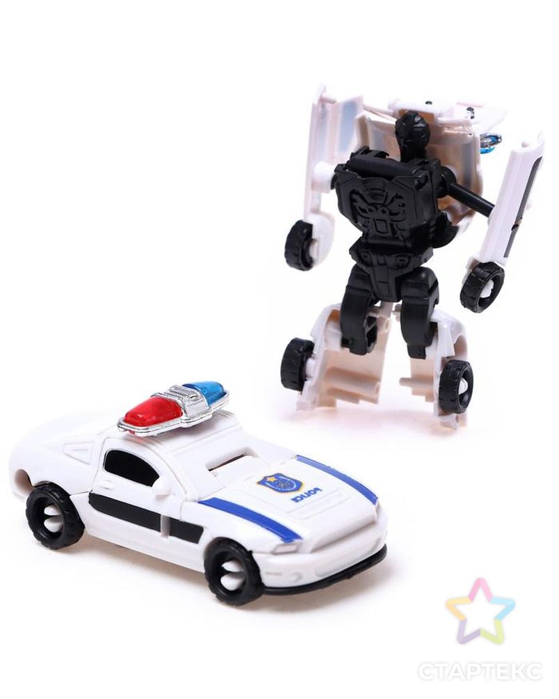 Набор роботов «Полицейский отряд», 5 трансформеров, собираются в 1 робота арт. СМЛ-183137-1-СМЛ0006831457 6