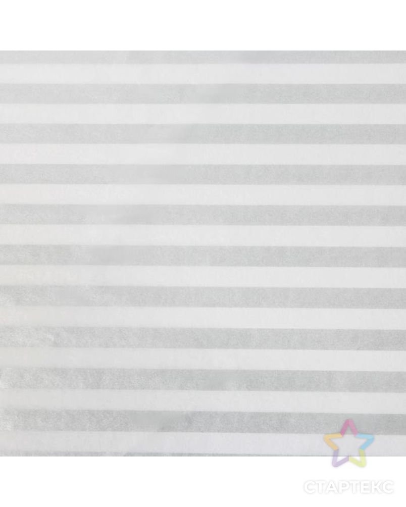 Бумага упаковочная тишью «Полосы, серебро», 50 × 70 см уп.10 листов арт. СМЛ-168232-1-СМЛ0006840591 2