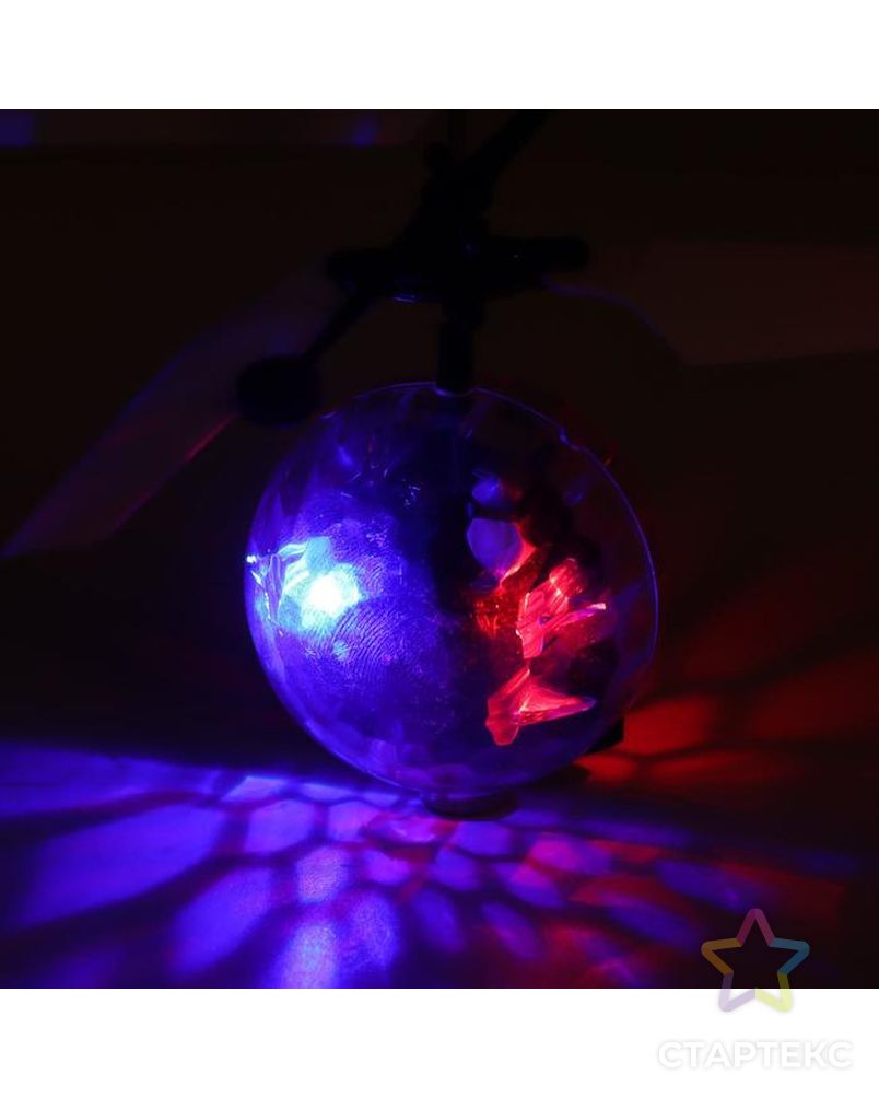 Летающий шар "Супербол", свет, работает от аккумулятора арт. СМЛ-167364-1-СМЛ0006848381 3