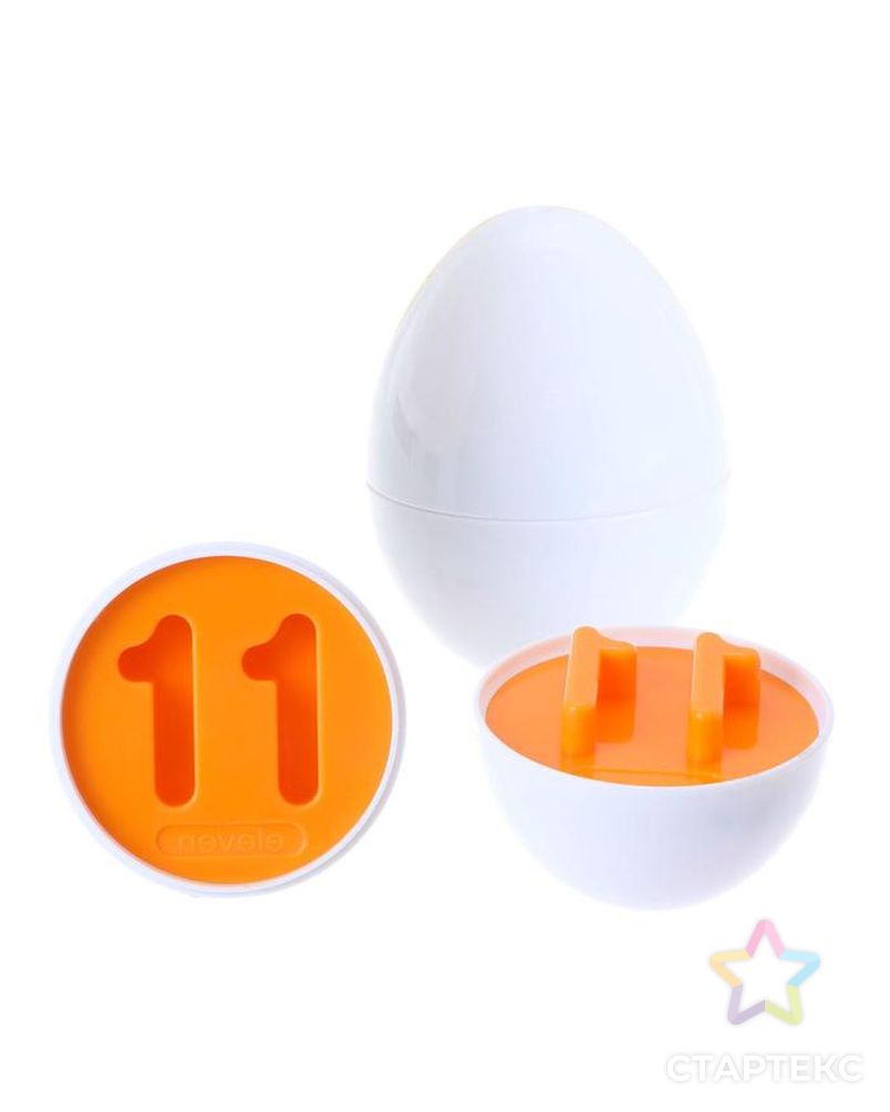 IQ-ZABIAKA Развивающий набор "Сортер яйца" цифры арт. СМЛ-161423-1-СМЛ0006852548 2