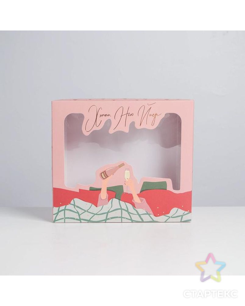 Коробка подарочная Pink mood, 23.5 × 20.5 × 5.5 см арт. СМЛ-163985-1-СМЛ0006881886 2