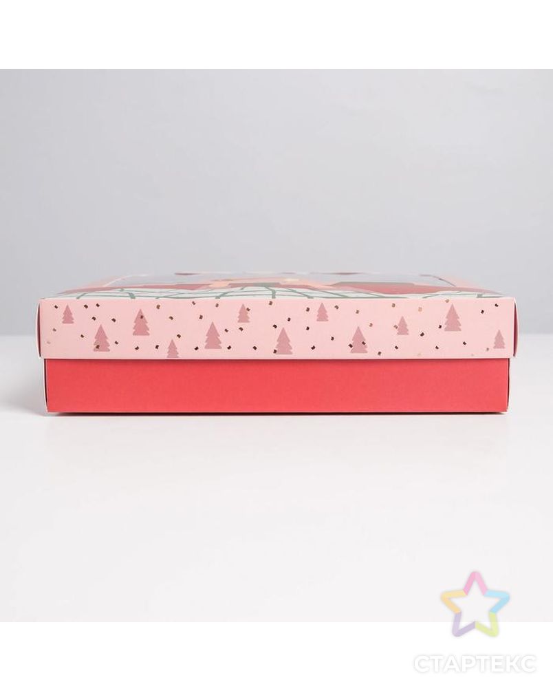 Коробка подарочная Pink mood, 23.5 × 20.5 × 5.5 см арт. СМЛ-163985-1-СМЛ0006881886 3