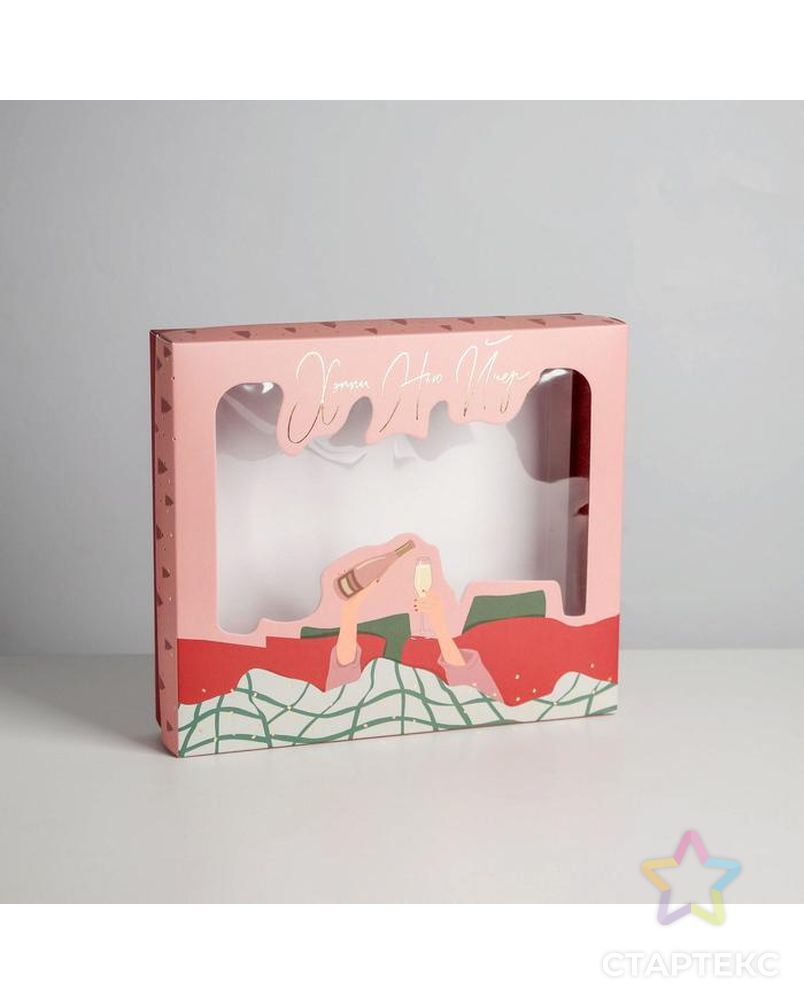 Коробка подарочная Pink mood, 23.5 × 20.5 × 5.5 см арт. СМЛ-163985-1-СМЛ0006881886 4