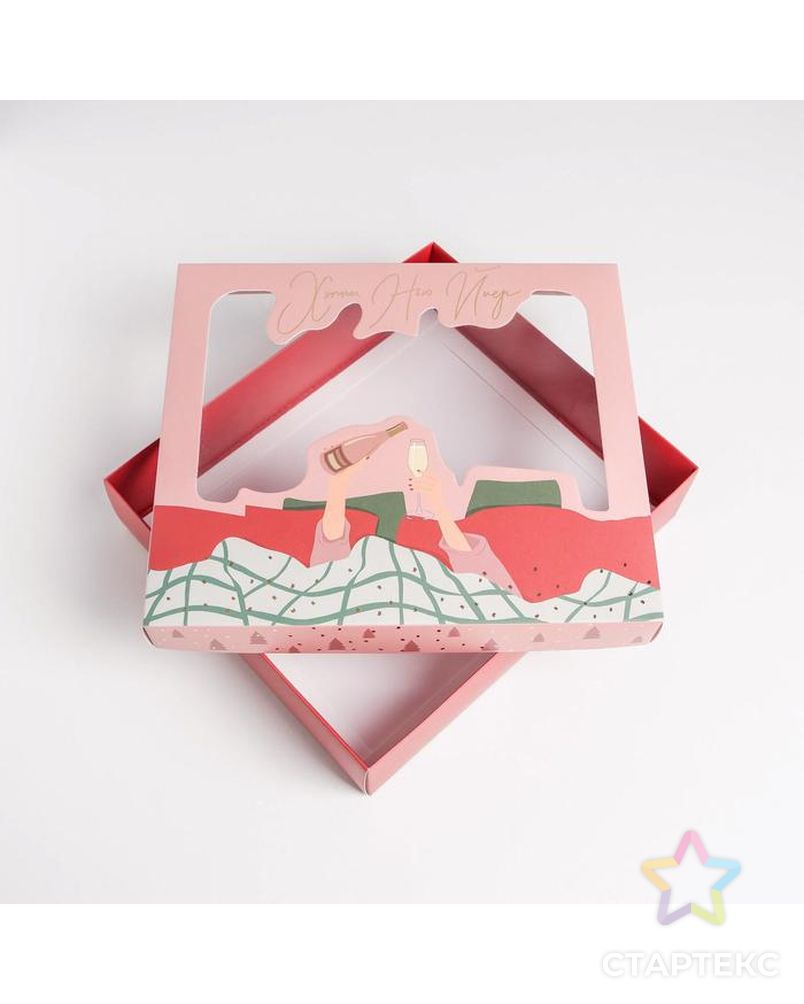 Коробка подарочная Pink mood, 23.5 × 20.5 × 5.5 см арт. СМЛ-163985-1-СМЛ0006881886 5