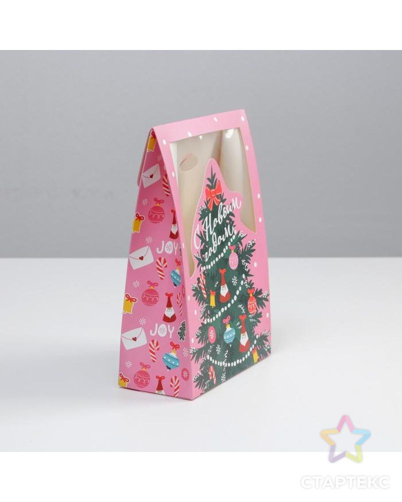 Коробка складная «Розовые сладости», 15 × 7 × 22 см арт. СМЛ-163962-1-СМЛ0006882682 2