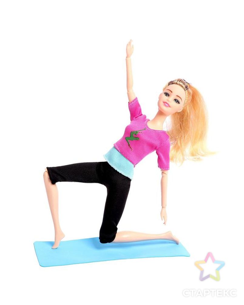 Кукла модель шарнирная "Синтия на йоге" с аксессуарами, МИКС арт. СМЛ-183967-1-СМЛ0006887640 2