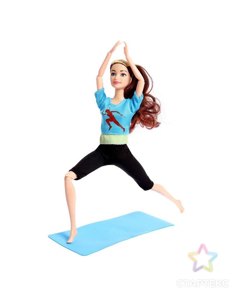 Кукла модель шарнирная "Синтия на йоге" с аксессуарами, МИКС арт. СМЛ-183967-1-СМЛ0006887640 3