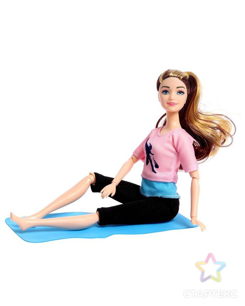 Кукла модель шарнирная "Синтия на йоге" с аксессуарами, МИКС арт. СМЛ-183967-1-СМЛ0006887640 5