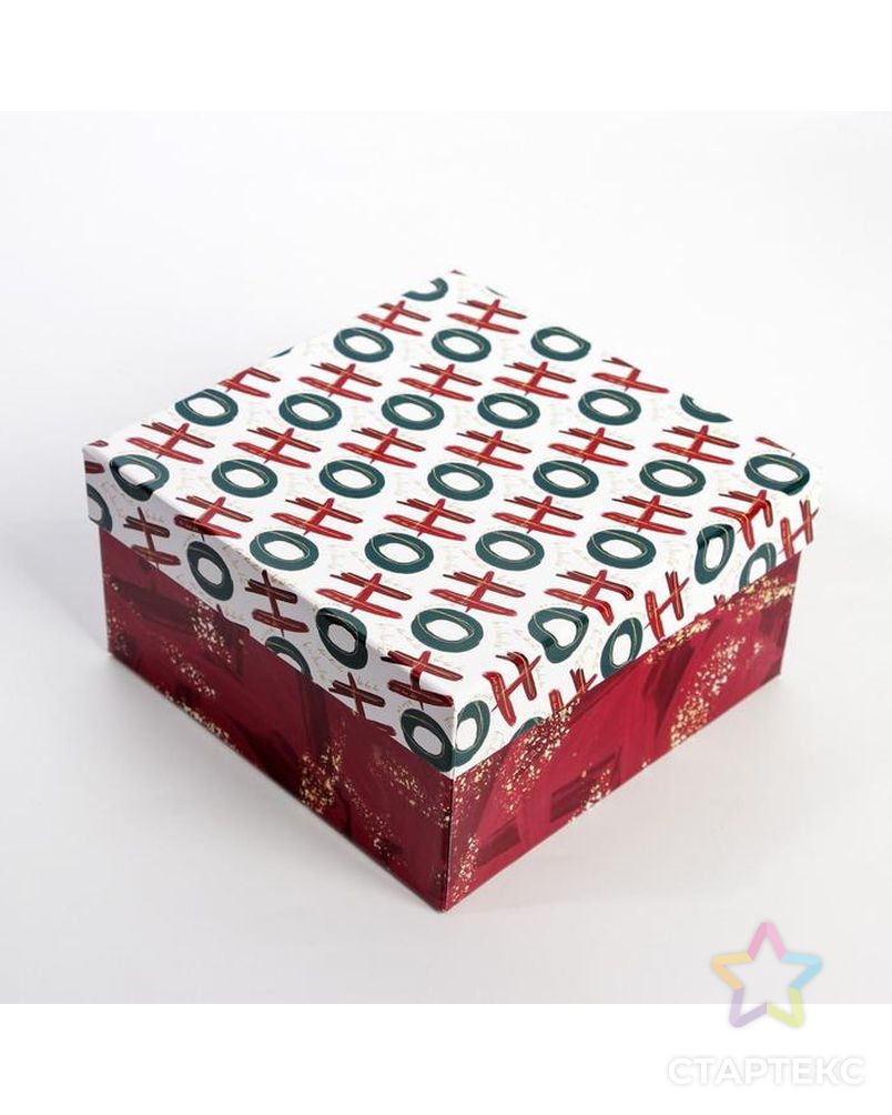 Набор подарочных коробок 5 в 1 «Новый год», 14 × 14 × 8 - 22 × 22 × 12 см арт. СМЛ-163119-1-СМЛ0006892234 6