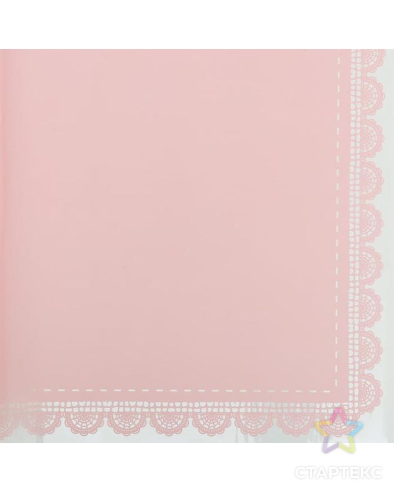 Пленка глянцевая "Кружева", 58*58 см, розовый арт. СМЛ-183466-1-СМЛ0006893330 3