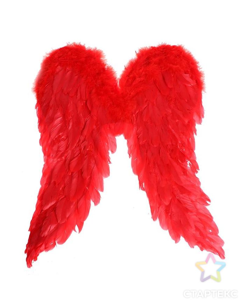 Крылья «Ангел», 50х50, цвет красный арт. СМЛ-158358-1-СМЛ0006900031 1