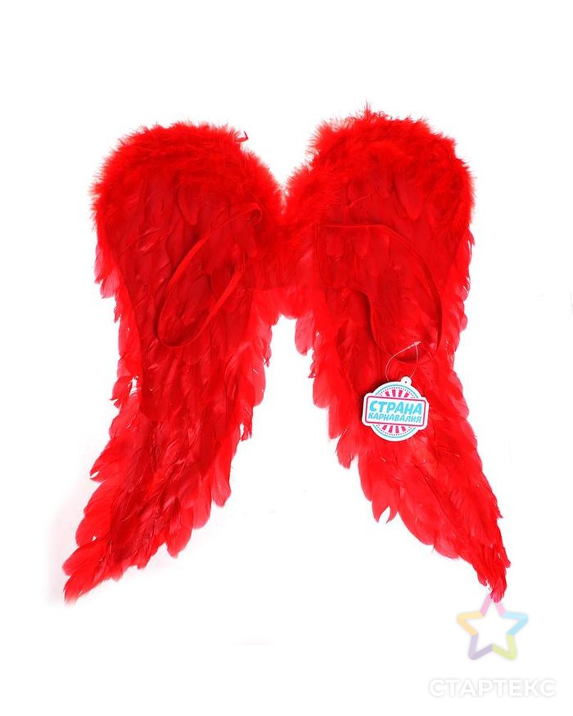 Крылья «Ангел», 50х50, цвет красный арт. СМЛ-158358-1-СМЛ0006900031 2