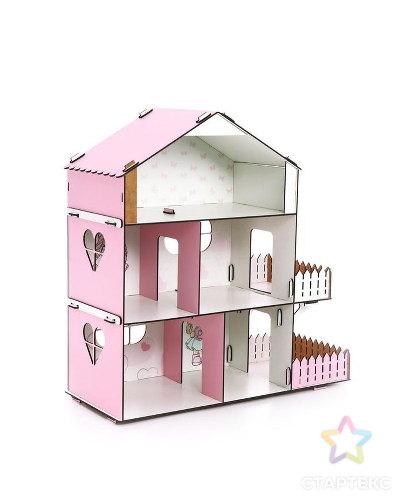 Кукольный дом без мебели «Doll Style» арт. СМЛ-150999-1-СМЛ0006901122 1