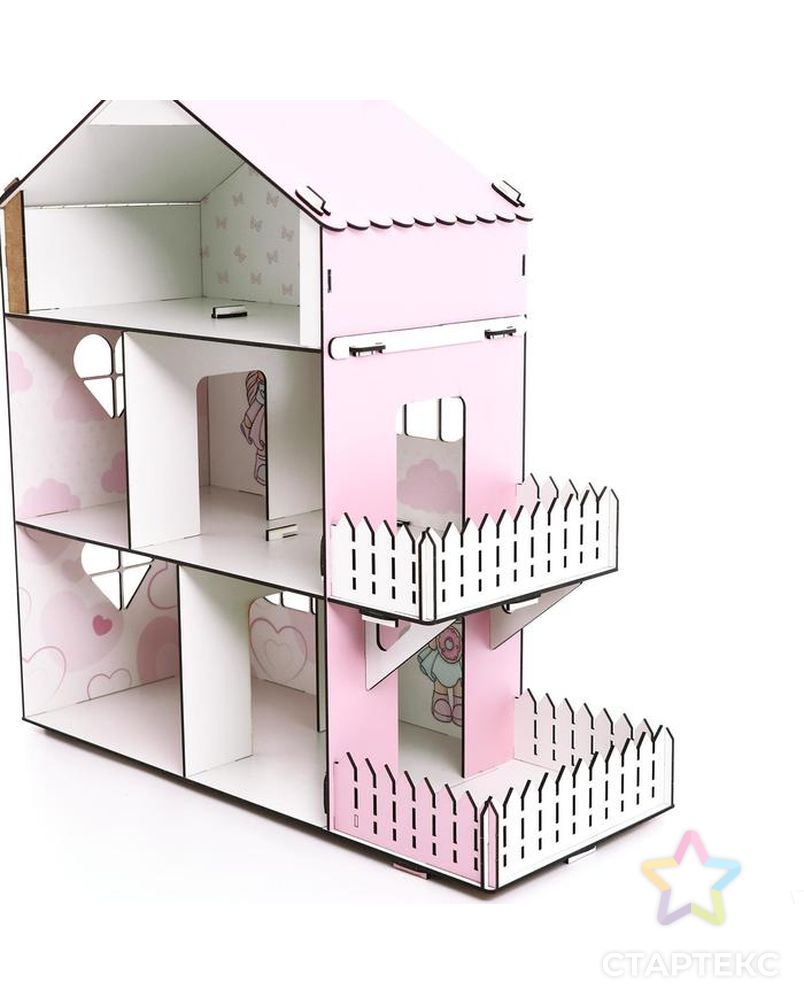 Кукольный дом без мебели «Doll Style» арт. СМЛ-150999-1-СМЛ0006901122 3