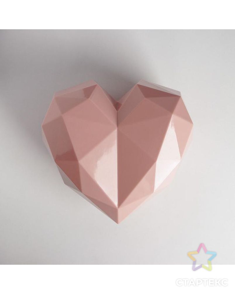 Подарочная коробка «Розовое сердце», 18 × 18 × 12.5 см   5195137 арт. СМЛ-159619-1-СМЛ0006904754 2