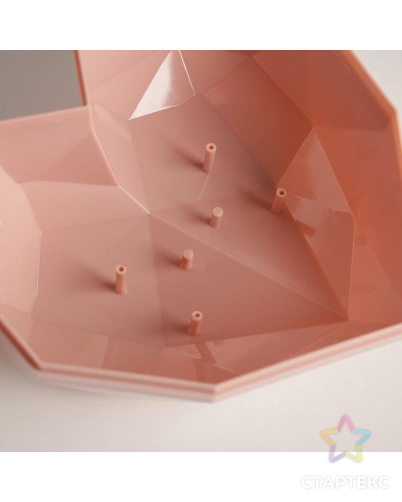 Подарочная коробка «Розовое сердце», 18 × 18 × 12.5 см   5195137 арт. СМЛ-159619-1-СМЛ0006904754 5