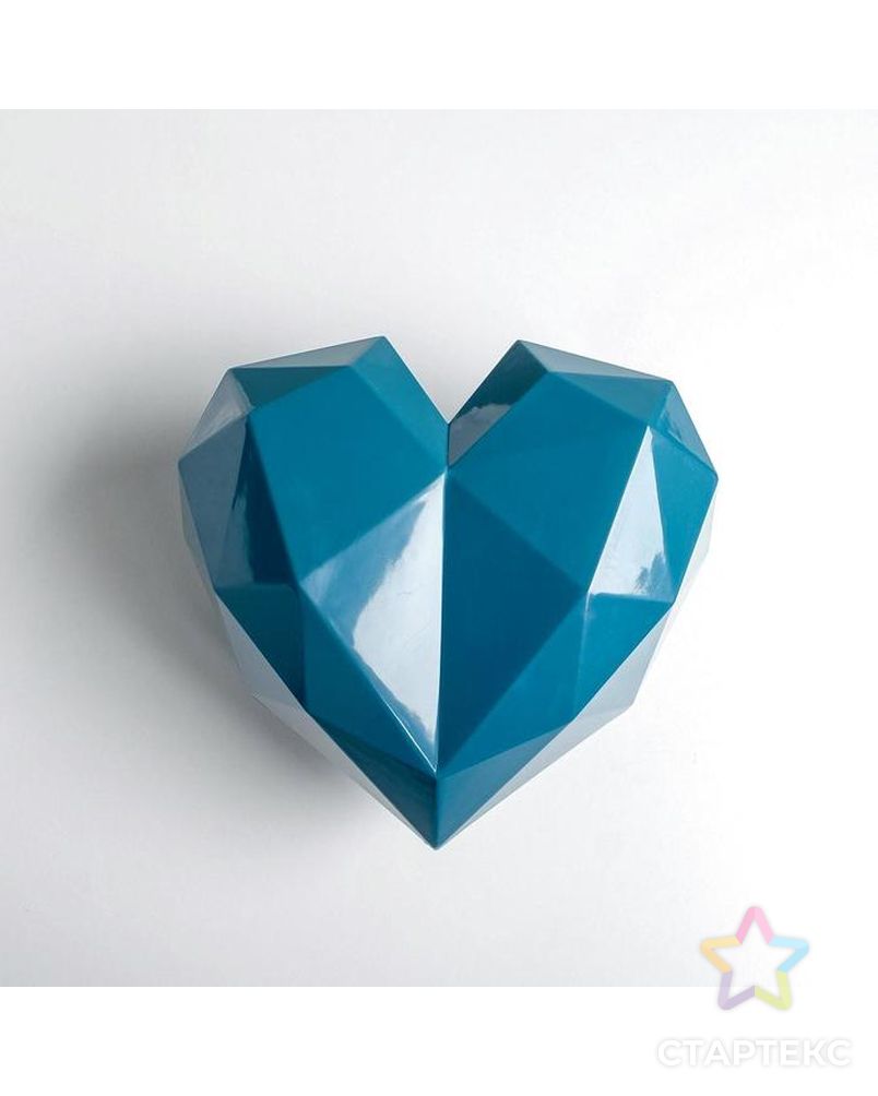 Подарочная коробка «Синее сердце», 18 × 18 × 12.5 см   5195140 арт. СМЛ-159622-1-СМЛ0006904757 2