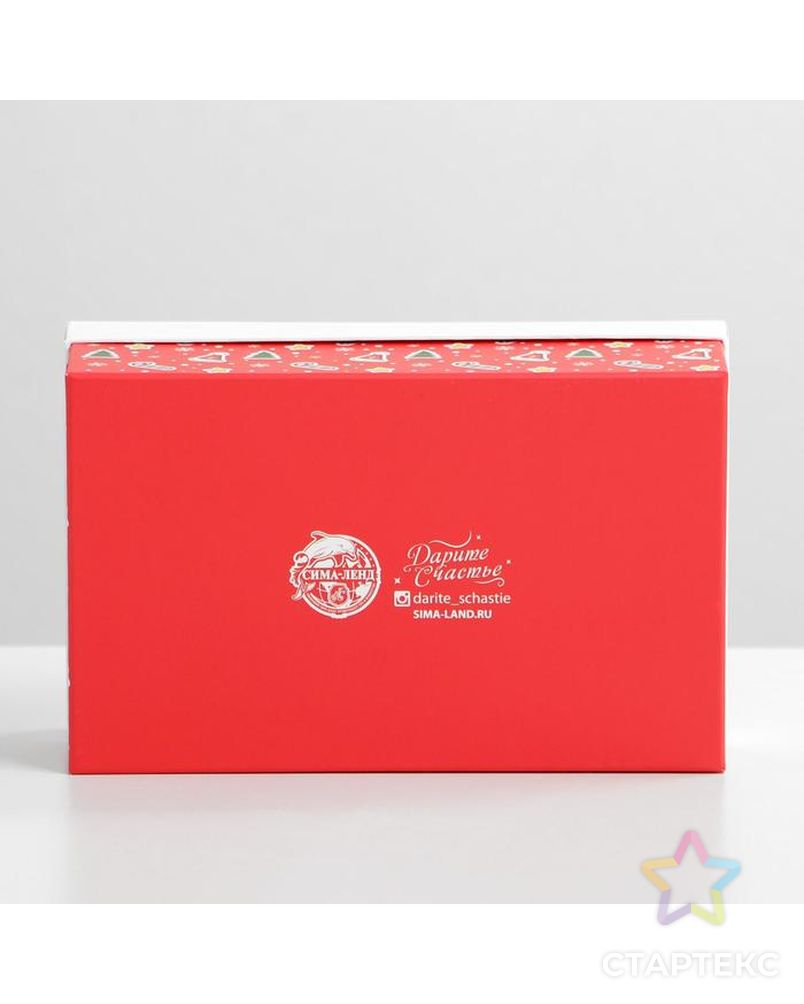 Коробка подарочная «С НГ», 20 × 12.5 × 7.5 см арт. СМЛ-160638-1-СМЛ0006906895 5