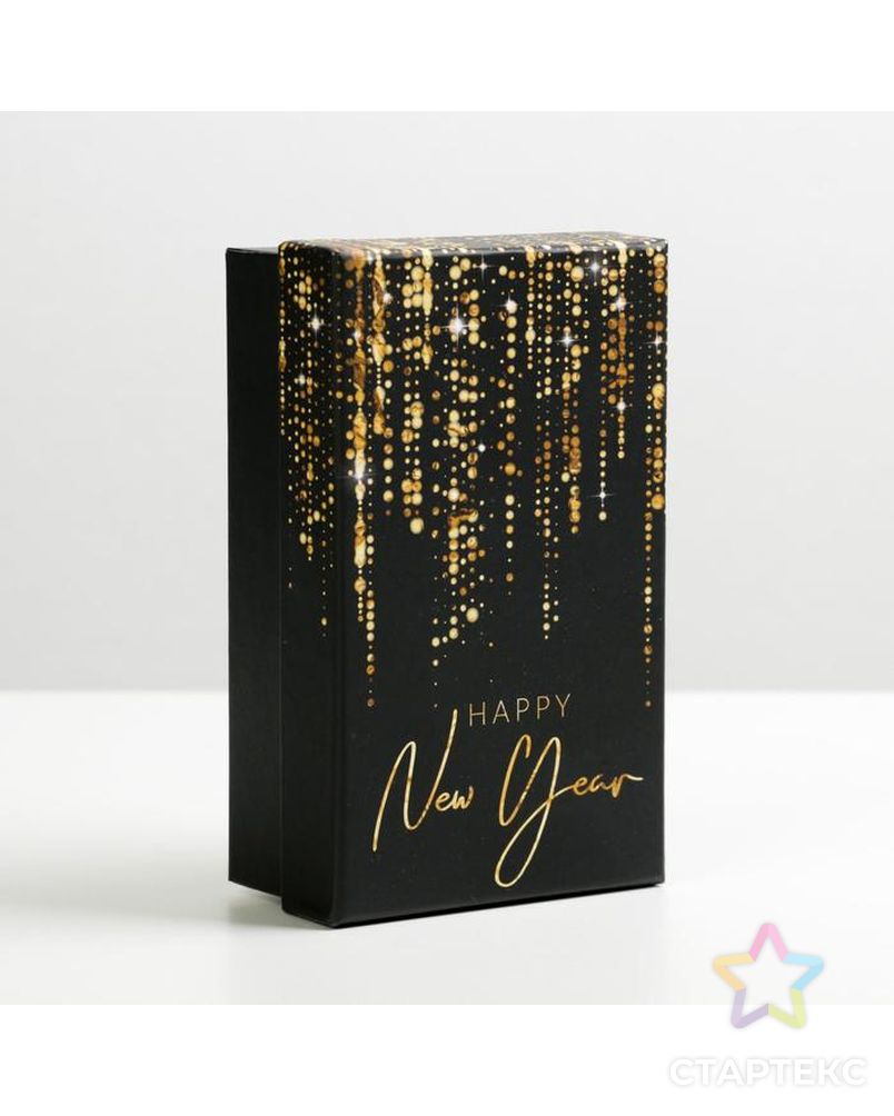 Коробка подарочная «Золотой год», 14 × 8.4 × 4.5 см арт. СМЛ-164075-1-СМЛ0006906911 2
