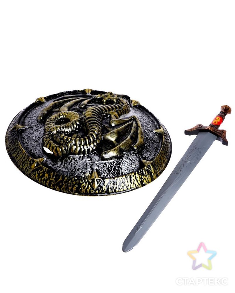 Набор рыцаря "Воин дракона", щит и меч арт. СМЛ-193148-1-СМЛ0006911845 3