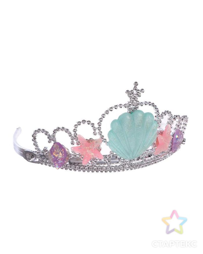 Карнавальный набор «Принцесса» 4 предмета: корона, перчатки, ободок, жезл арт. СМЛ-186344-1-СМЛ0006914583 2