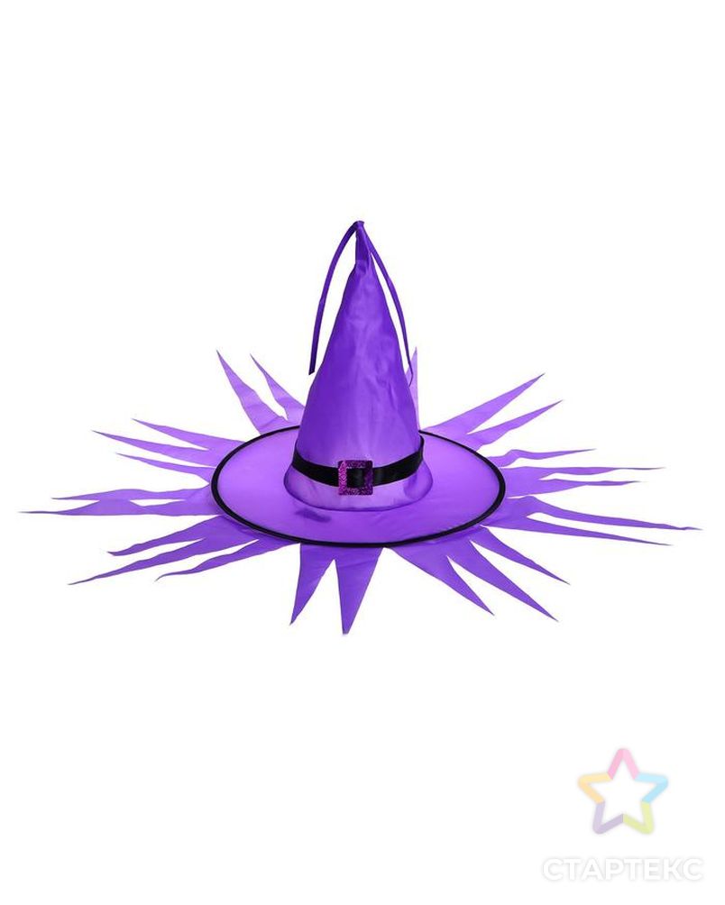 Карнавальная шляпа "Хеллоуин" с диодами, фиолетовый арт. СМЛ-165335-1-СМЛ0006916761 1