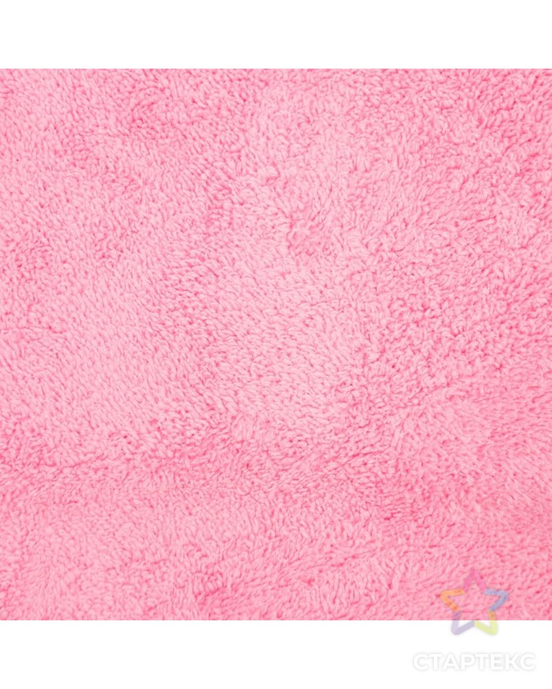 Кухонное полотенце Доляна "Бантик"цв.розовый  28х40 см, микрофибра, 100% п/э арт. СМЛ-191338-1-СМЛ0006924542 3
