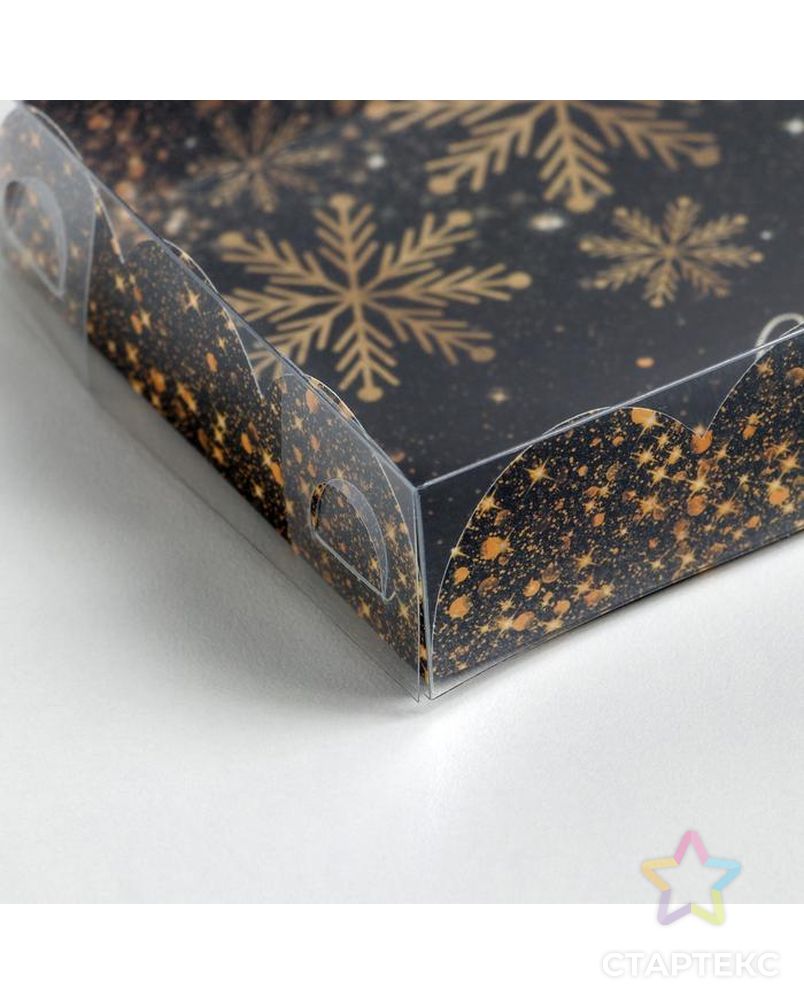 Коробка для кондитерских изделий с PVC крышкой «Мечта», 10.5 × 21 × 3 см арт. СМЛ-160844-1-СМЛ0006930834 3