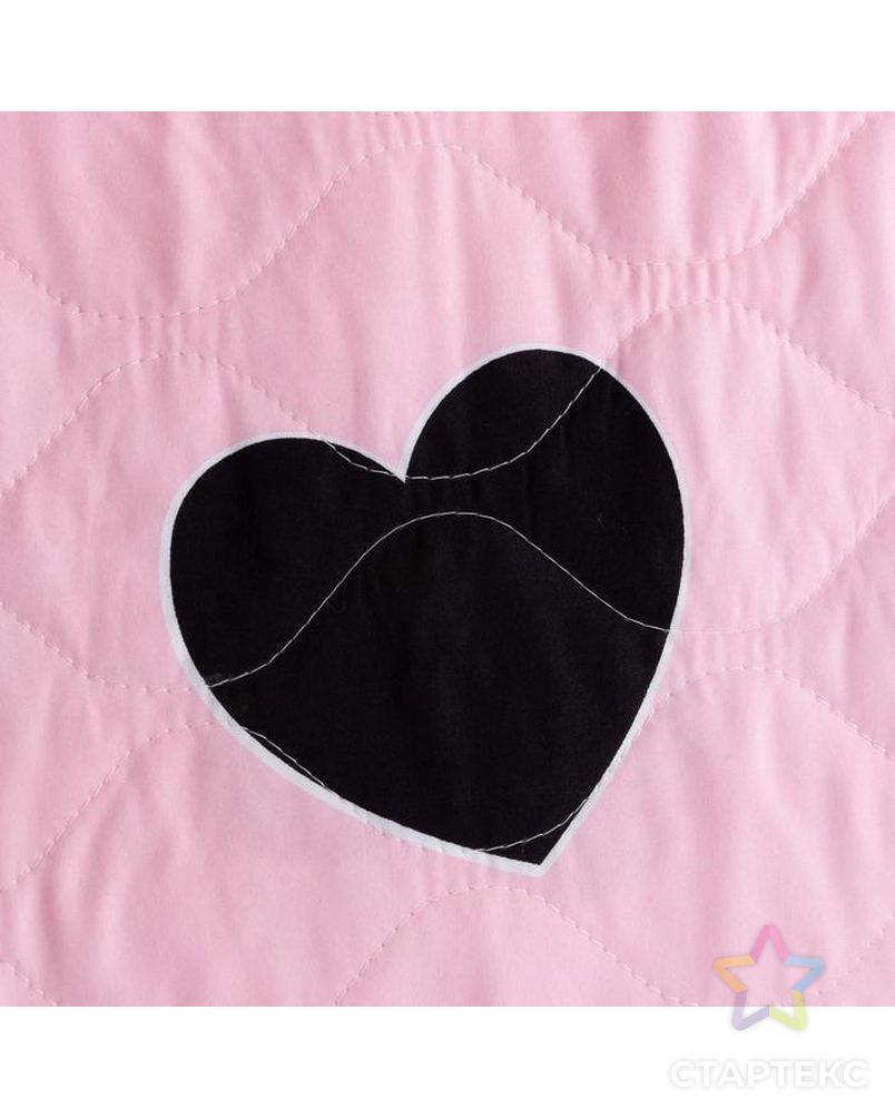Покрывало LoveLife 1,5 сп "Розовые сердца", 145*210 см,100% п/э, микрофибра арт. СМЛ-164740-1-СМЛ0006937925 2