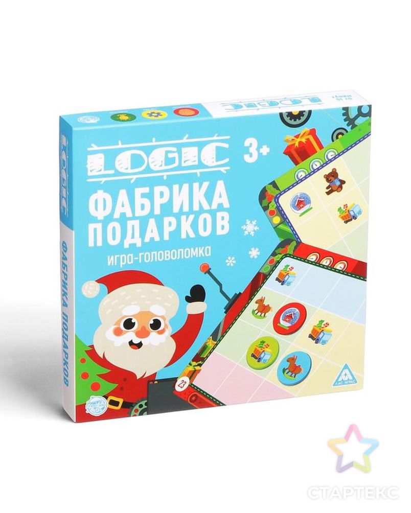 Игра-головоломка «Logic. Новогодняя вечеринка», 15 карт арт. СМЛ-210179-1-СМЛ0006939376 5