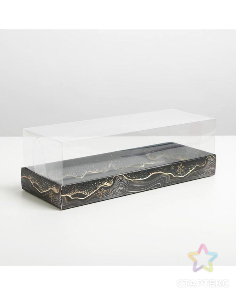 Коробка для десерта Black , 26, 2 х 8 х 9,7 см арт. СМЛ-165757-1-СМЛ0006940255 1