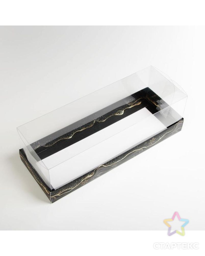 Коробка для десерта Black , 26, 2 х 8 х 9,7 см арт. СМЛ-165757-1-СМЛ0006940255 2