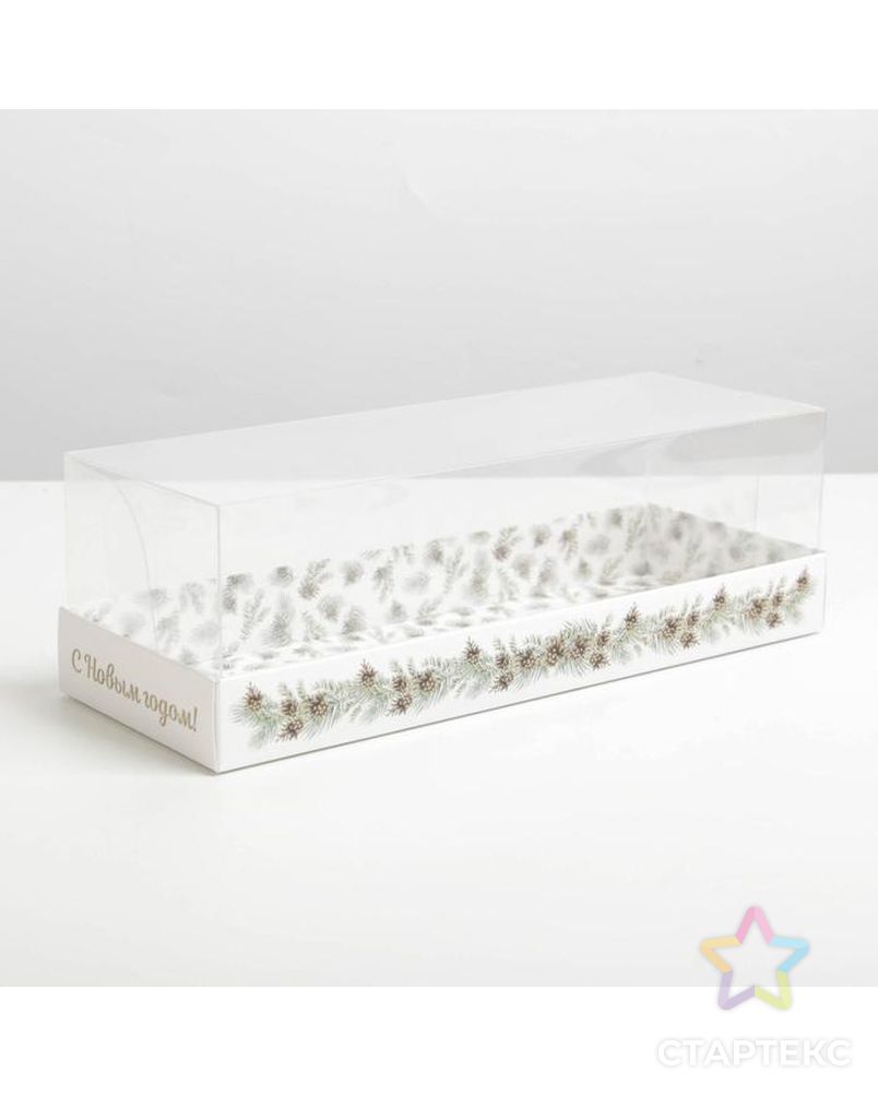 Коробка для десерта Snow, 26, 2 х 8 х 9,7 см арт. СМЛ-165758-1-СМЛ0006940256 1
