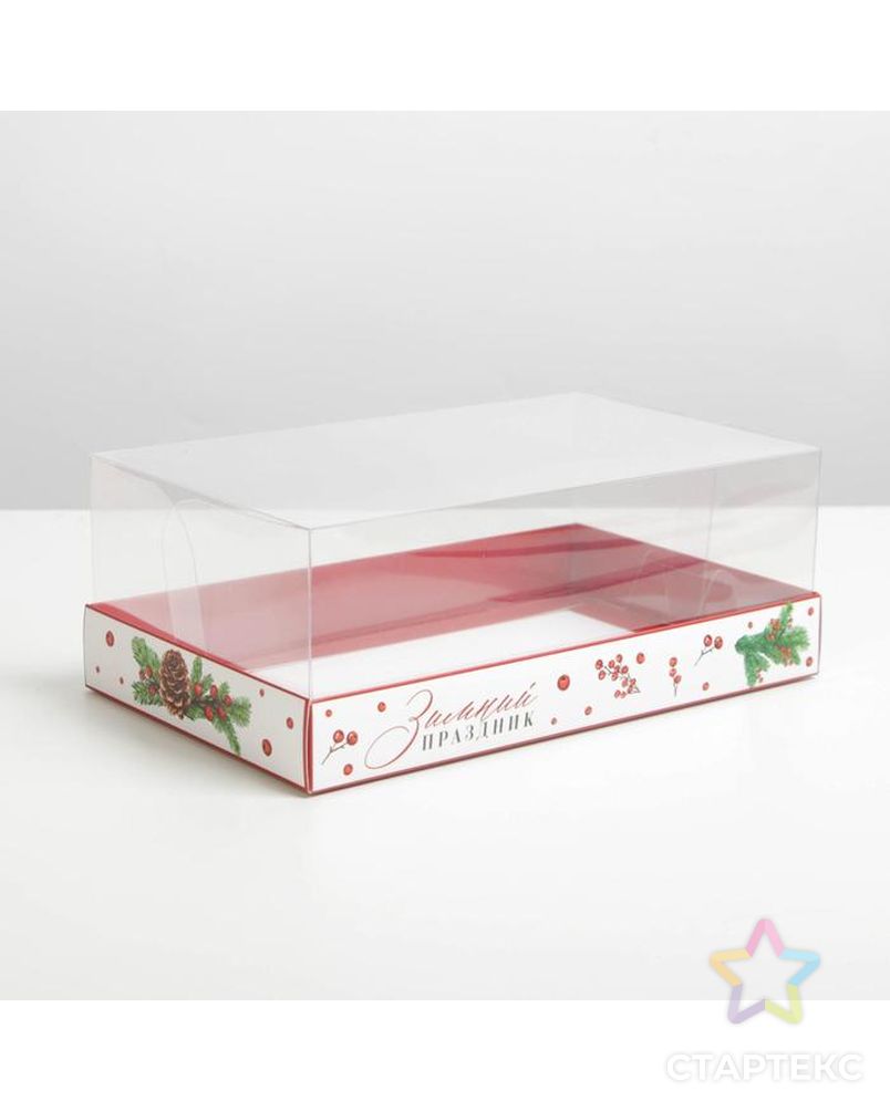 Коробка для десерта Happines, 22 х 8 х 13,5 см арт. СМЛ-165759-1-СМЛ0006940257 1