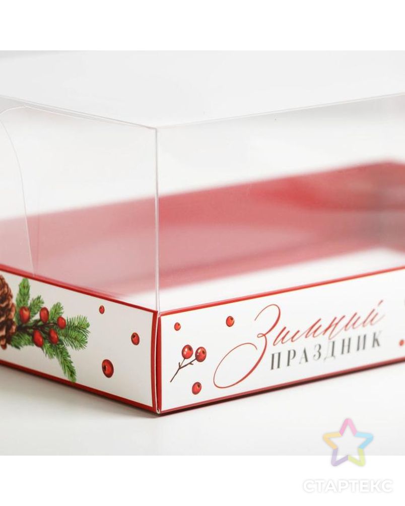 Коробка для десерта Happines, 22 х 8 х 13,5 см арт. СМЛ-165759-1-СМЛ0006940257 3