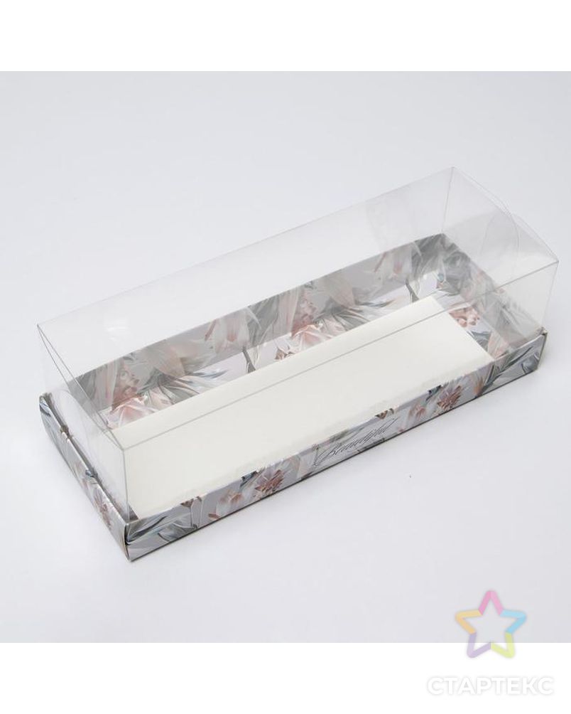 Коробка для десерта Beautiful , 26, 2 х 8 х 9,7 см арт. СМЛ-164321-1-СМЛ0006940276 2