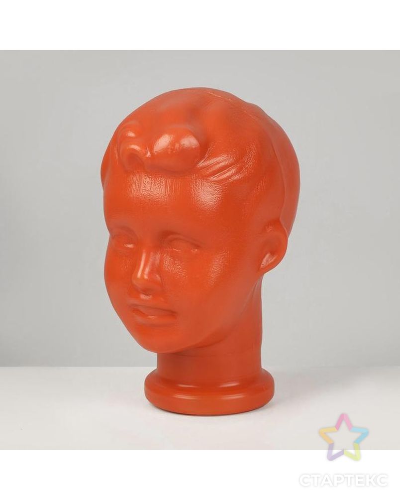 Голова детская "Мальчик", цвет оранжевый арт. СМЛ-214655-1-СМЛ0006941567 1
