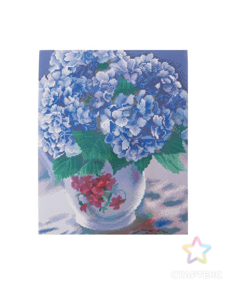 Алмазная вышивка с полным заполнением «Цветы в вазе» 40х50 см, на раме арт. СМЛ-184687-1-СМЛ0006943183 2