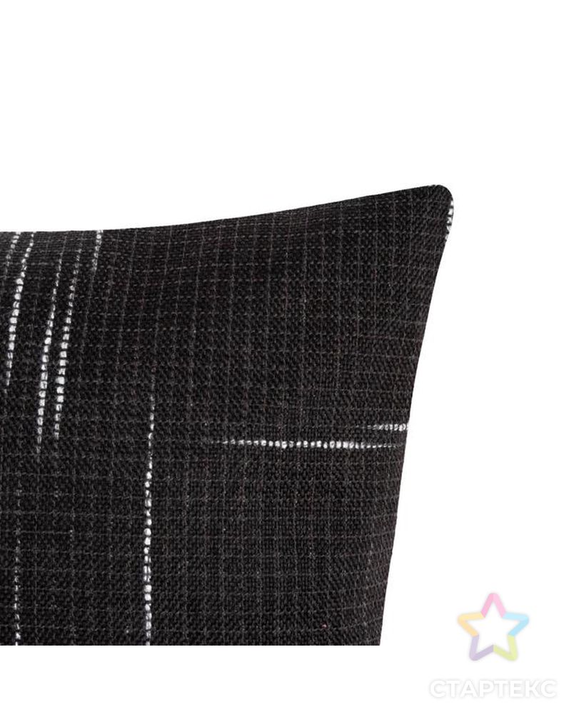 Чехол на подушку Этель "Классика", цв.чёрный, 43*43 см, 100% п/э арт. СМЛ-168384-1-СМЛ0006957712