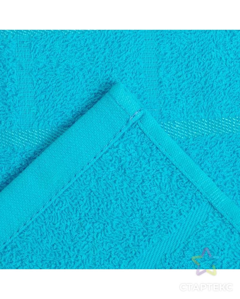 Полотенце махровое ЮНОНА 03-035 30х50 см, голубой, хлопок 100%,  360гр./м2 арт. СМЛ-153282-1-СМЛ0006961905