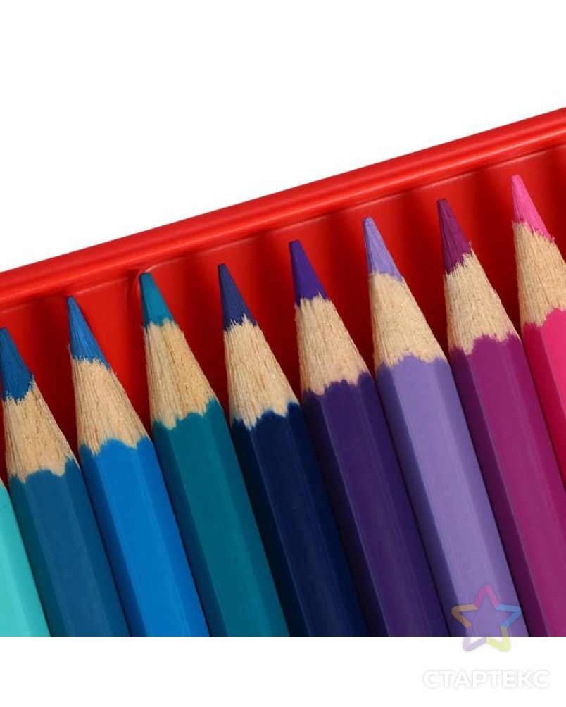 Карандаши 48 цвета Faber-Castell «Замок», трёхгранный корпус, 2 чернографитных карандаша , с ластиком, в металлическом пенале арт. СМЛ-180877-1-СМЛ0006963039 4