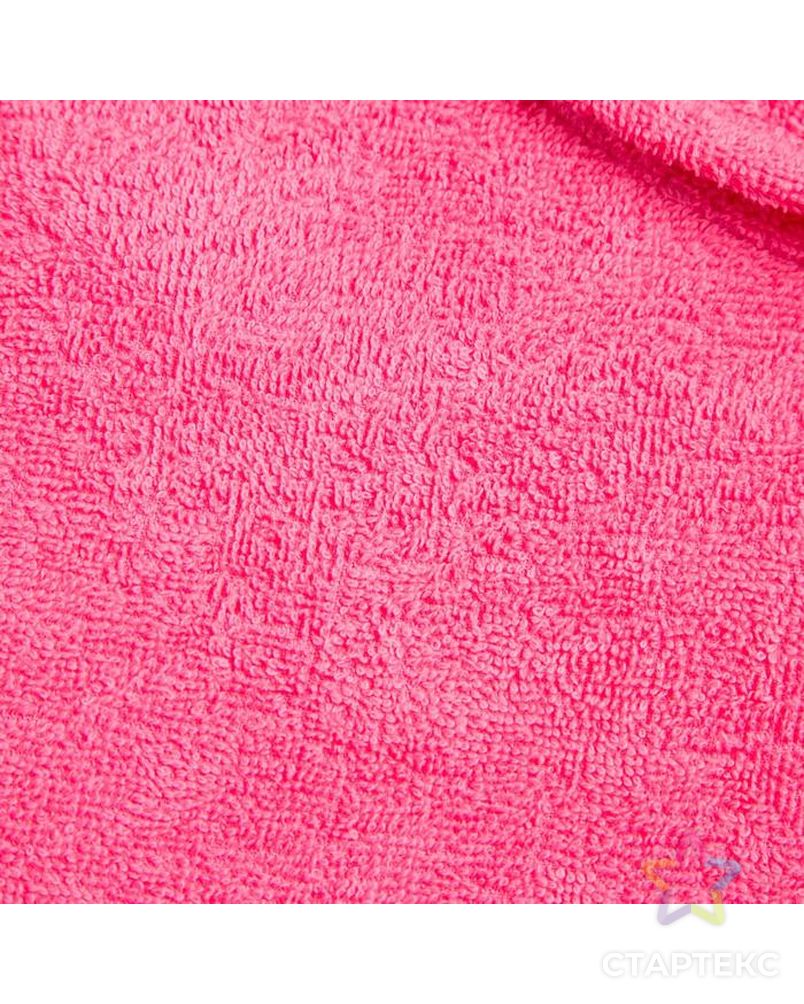 Полотенце-пончо с карманом Крошка Я, цв. розовый, р. 24-32, 100 % хлопок, 320 гр/м2 арт. СМЛ-166687-1-СМЛ0006963383 4