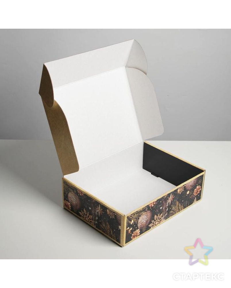 Коробка складная «Present», 22 × 15 × 10 см арт. СМЛ-163775-2-СМЛ0006970812 6